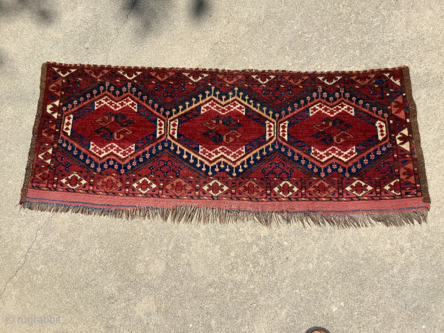 Nice Ersari Torba with good color acquired in 2002. Size 47 x 18 in. If interested contact grtex131@gmail.com               