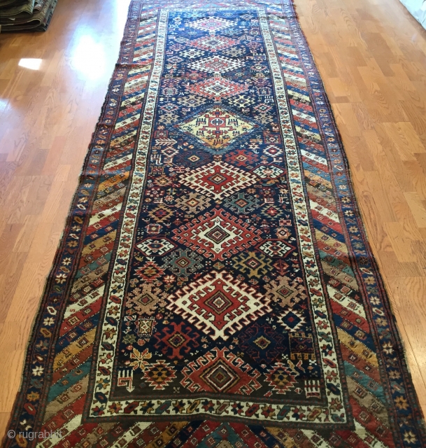 A striking north-west Persian (Shahsavan)3'-11 x11'-6''
Sold.                           