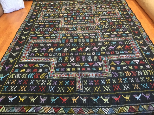 A unique North African Central Marocco(oued Zem) .
6'-5'' x 8'-9''                       