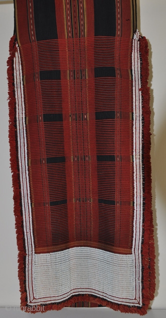 Beaded Loin Cloth (Shoulder Drape) of the Attapeu Hilltribe. Circa 1900. More images on wovensouls.com
SOLD                  