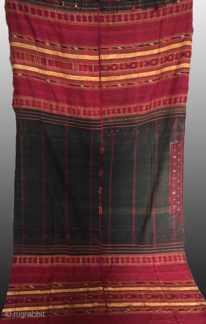 SOLD Superb Waziri Shawl - a rare example with embroidery. See more photos here: https://wovensouls.com/collections/diwali-celebration-sale                  