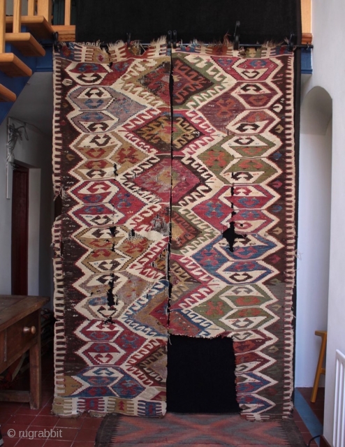 Early to mid 19th century West Anatolian Karakecili kilim

One of my finds from June spent traveling in Turkey, an early Karakelcili kilim with beautiful colours from natural dyes with a more varied  ...