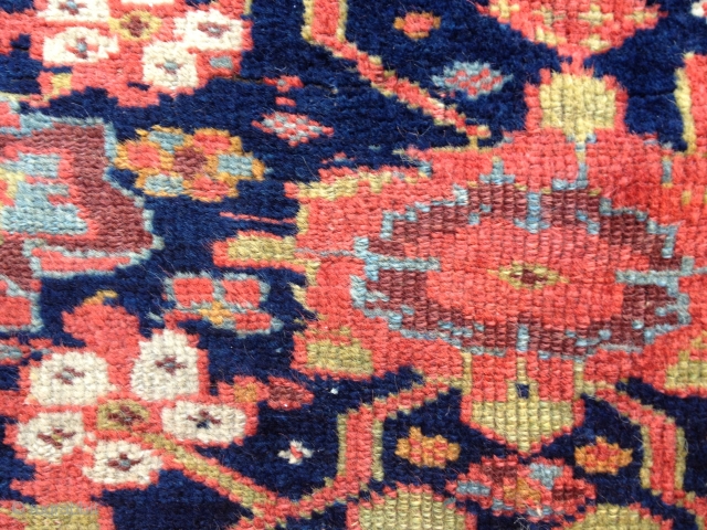 KORD RUG PIRST HALF 19 CH 112/470 BEST BEST VEG COLORS NEED SOME REPAIRS .COLLECTIBLE PIACE .MINA HANE. DISGIN  GRAET WOLL           