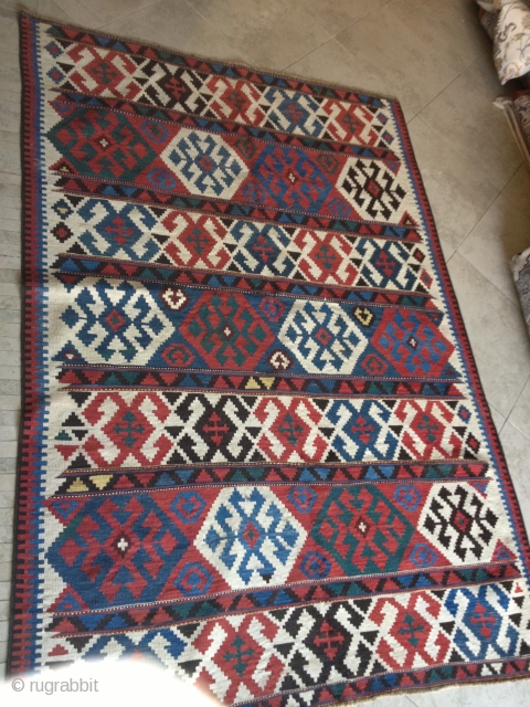 KILIM SHIRVAN  STUNNING COLORS MID 19 CH                         