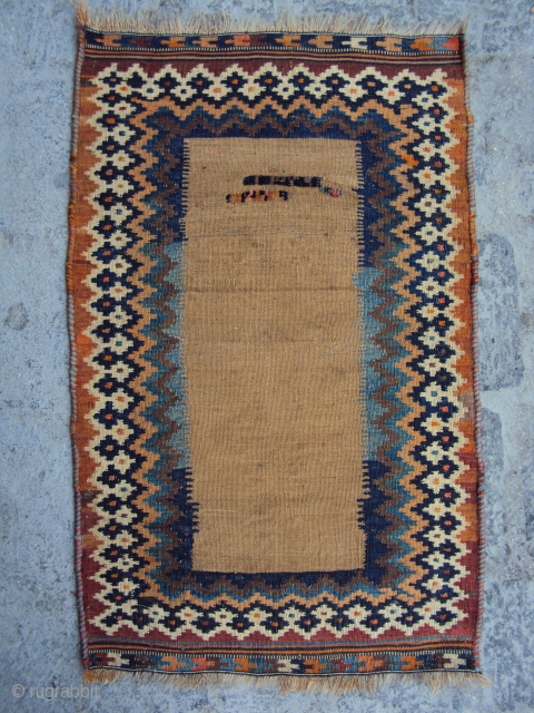 veramin central iranian south tehran soffreh
smaller size 95\58 cm
dated 1319 persian date 
good condition 
                  