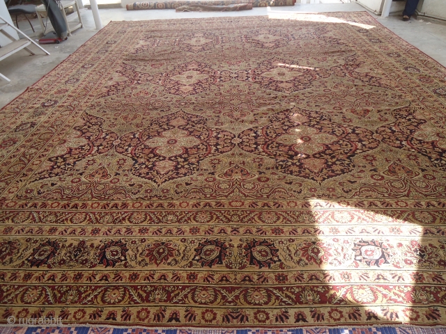 Antique kermanshah 15-8x19-8 good condition 
Late 1800                          