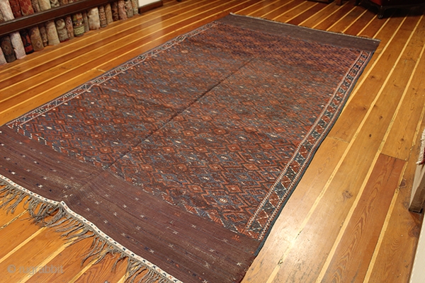 TURKOMAN - 11'X5'11 FEET. 140 YEARS OLD. WOOL ON WOOL .                      