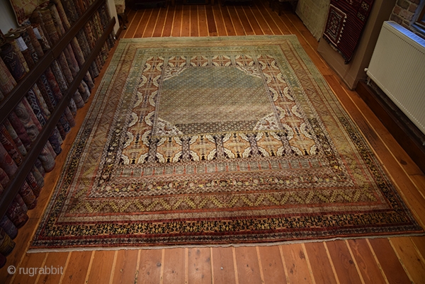Sivas, Armenian Carpet, circa 150 years. Wool on cotton.Size 380x290 cm.                      