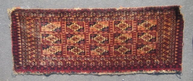 Turkoman bag face (86cm X 32cm).                           