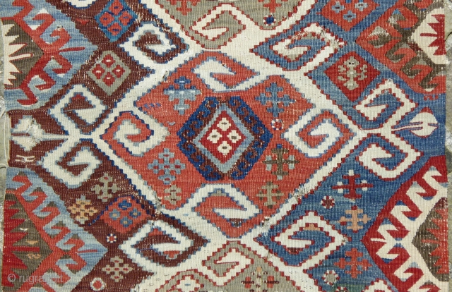 West anatolian kilim band (8ft10inX2ft8in/269cmX81cm).                            