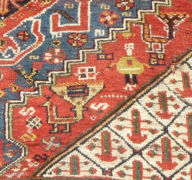South persian rug. Size: 285 X 150cm/ 9,35 X 4,92 feet
                      
