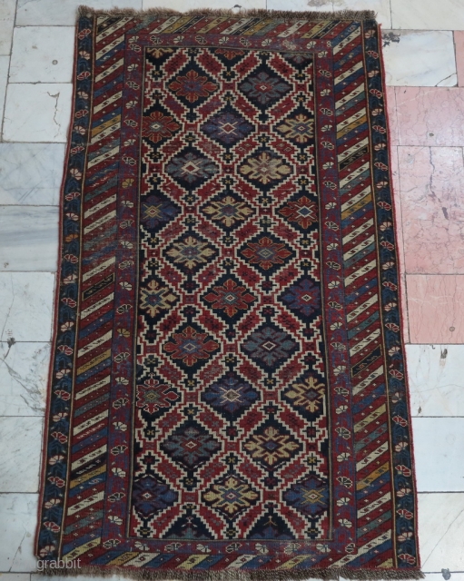 Shirvan rug size: 165 x 98 age: about 130 years ,need to repair price:Sold                   