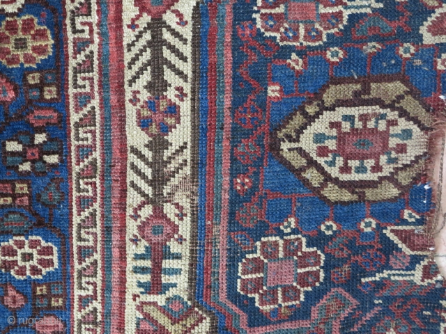 A very old fragment Khamseh wool on wool size: 215 x 165 price:SOLD                    