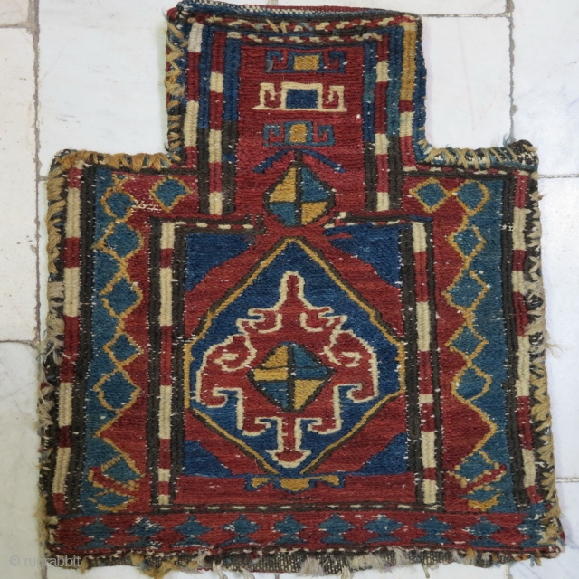 A Saveh Shahsavan Saltbag soumac size:35 x 32 price:POR                        