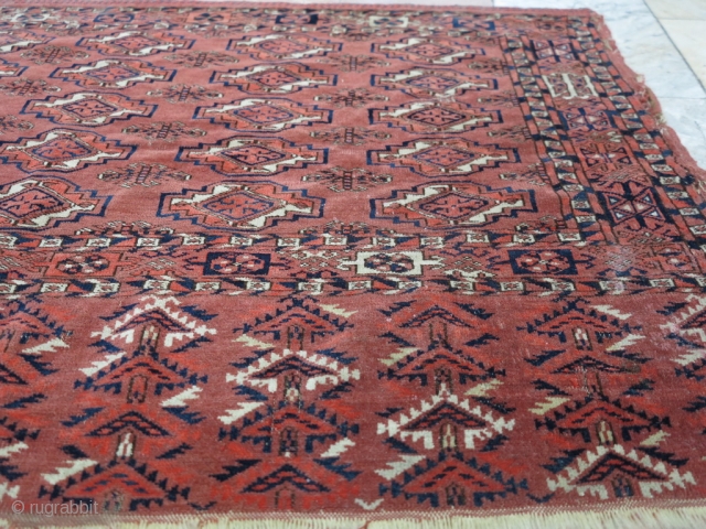 Turkmen chuval wool on wool size: 65 x 104 cm price: POR                     