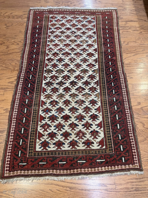 6/GZ Antique Karabagh Caucasian rug Cir:1900 100% Wool foundations and pile.
Size: 5'9" X 3'5"
Zahirpour@gmail.com