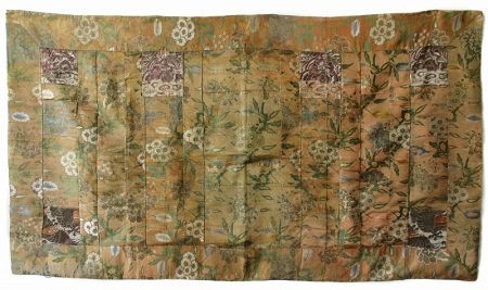 Japanese Antique Kesa, Buddhist Monk's Vestment


Antique Japanese kesa, Buddhist monk's traditional outer garment. Made from rich fragments of silk donated by wealthy devotees, kesa are traditionally made of square and rectangular swatches  ...