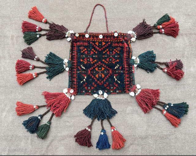 https://zubaidatribalrugs.etsy.com/listing/1883699282
Excellent Condition. Over 80 Years Old Sistaan Baloch Double Face Bag Rug. Very High Quality and Rare Rug.Collectors Pc. Free Delivery.            