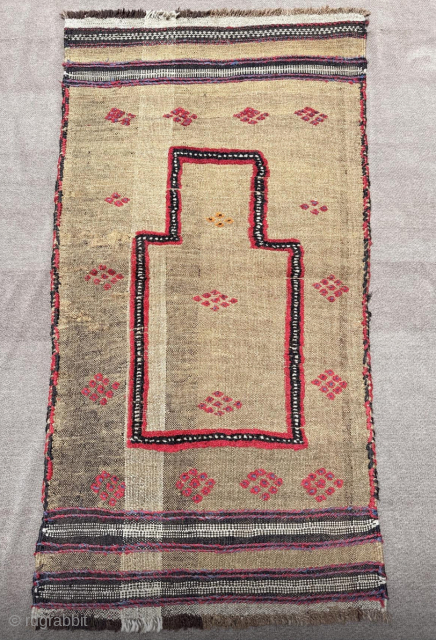 A Beautiful Antique Hand Knotted Bukhara Uzbek Kilim Rug.Excellent Condition. Over 100 Years old. 100 % Wool. Size 113 Cm X 60 Cm Veg dye
https://zubaidatribalrugs.etsy.com/listing/4320809295        