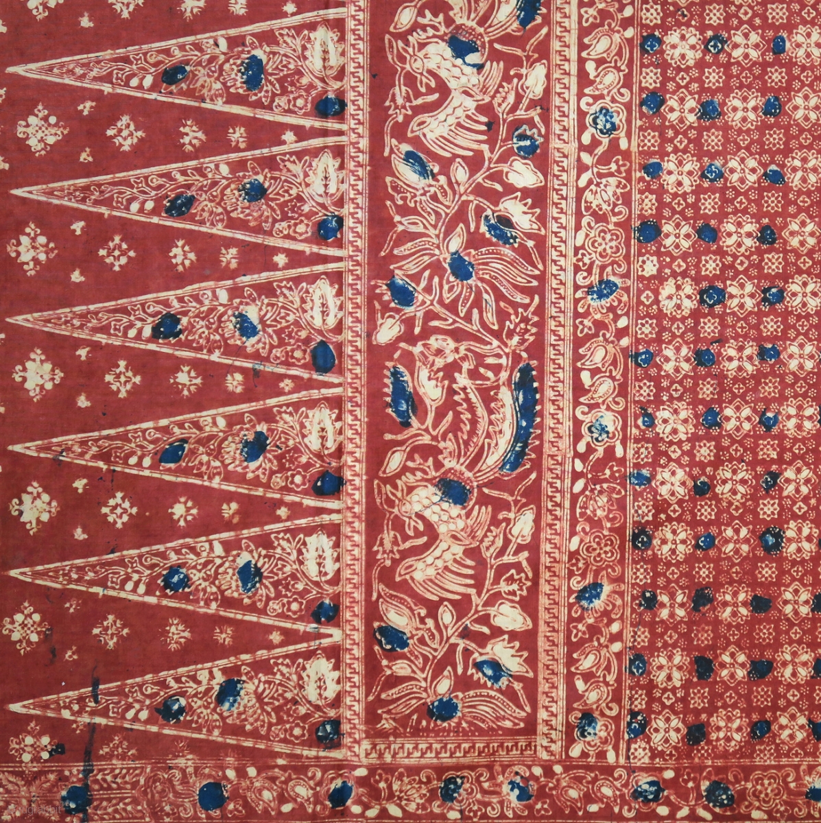 Sumatra Early 20th C Batik  Hip wrapper kain panjang 