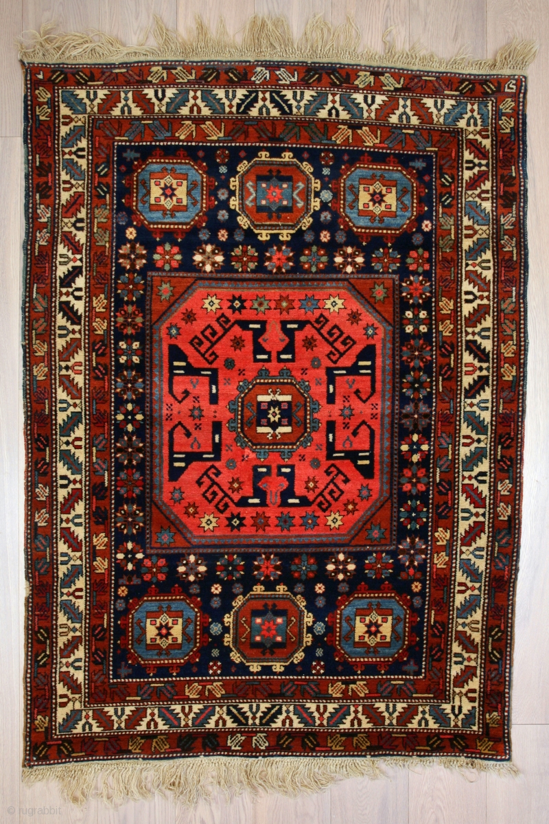 Caucasian carpets 190x130.1890-1900th. | rugrabbit.com