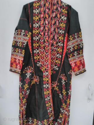 Türkmen kafhtan silk embroidery good condition                           
