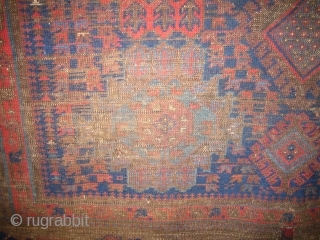 Study Piece: Timuri Main Carpet acquired some many moons back from Lars up in Lulea, Sweden. Fair to poor condition but magical drawing and what color remains is lovely.  Here is  ...