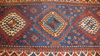 See this striking Kazak rug, 2.50m x 1.25m, on my stand at the London Antique Rug and Textile Art Fair (LARTA) 23 - 28 January.        