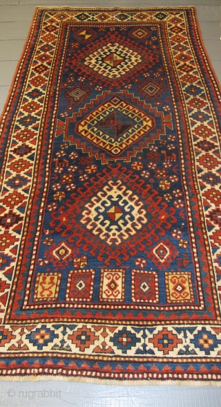 See this striking Kazak rug, 2.50m x 1.25m, on my stand at the London Antique Rug and Textile Art Fair (LARTA) 23 - 28 January.        