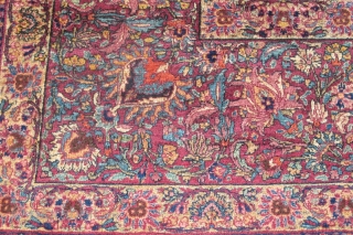 East Persian Carpet, Khorassan or Kerman 4.05m x 3.08m (13' 3" x 10'1"). I like this carpet a lot. It was in my dusty corner for ages, but I have just cleaned  ...