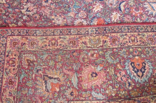 East Persian Carpet, Khorassan or Kerman 4.05m x 3.08m (13' 3" x 10'1"). I like this carpet a lot. It was in my dusty corner for ages, but I have just cleaned  ...