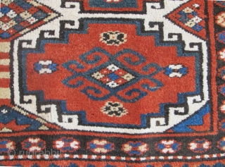 Karabagh Rug with Memling Guls, circa 1880, 2.50m x 1.50m, excellent condition.                     