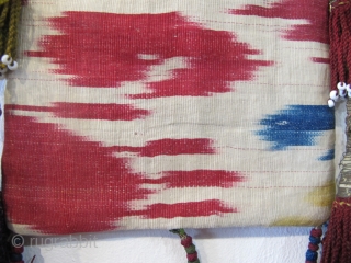 Antique Silk Ikat Double-Sided Purse, Uzbekistan                           