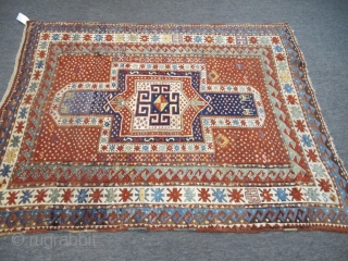 Antique Kazak Rug, 2.10m x 1.59m (6' 11" x 5'2") SOLD THANKS                     