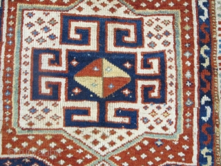 Antique Kazak Rug, 2.10m x 1.59m (6' 11" x 5'2") SOLD THANKS                     