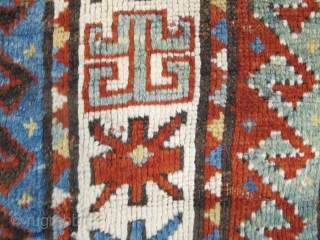 Antique Kazak Rug, 2.10m x 1.59m (6' 11" x 5'2") SOLD THANKS                     