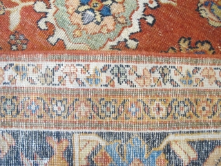 Antique Ziegler Carpet, 3.86m x 2.62m (12'6" x 8'6").                        