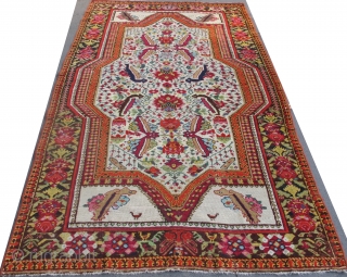 19th century Karabagh Rug 2.27m x 1.27m (7'4" x 4'2")                       