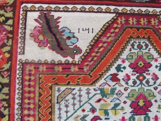 19th century Karabagh Rug 2.27m x 1.27m (7'4" x 4'2")                       