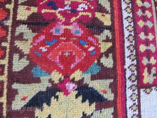 19th century Karabagh Rug 2.27m x 1.27m (7'4" x 4'2")                       