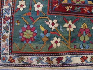 Wonderful Karabagh Kellei, early 19th century, 4.73m x 2.06m.                        