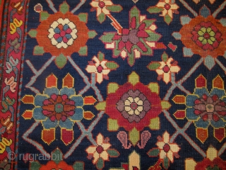 Wonderful Karabagh Kellei, early 19th century, 4.73m x 2.06m.                        