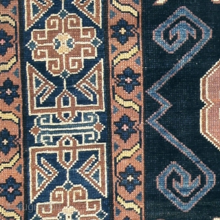 Unique Baku Rug, Late 19th century. 200 x 120 cm (79” x 47”)

A beautiful rug woven with the balanced palette characteristic of Baku, on the Caspian Sea; it is a piece with  ...