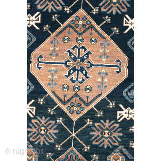 Unique Baku Rug, Late 19th century. 200 x 120 cm (79” x 47”)

A beautiful rug woven with the balanced palette characteristic of Baku, on the Caspian Sea; it is a piece with  ...