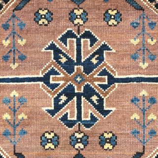 Unique Baku Rug, Late 19th century. 200 x 120 cm (79” x 47”)

A beautiful rug woven with the balanced palette characteristic of Baku, on the Caspian Sea; it is a piece with  ...