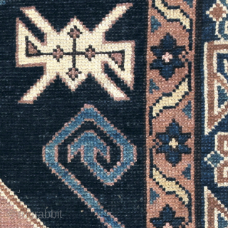 Unique Baku Rug, Late 19th century. 200 x 120 cm (79” x 47”)

A beautiful rug woven with the balanced palette characteristic of Baku, on the Caspian Sea; it is a piece with  ...