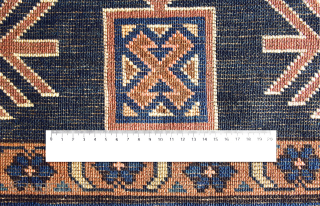 Unique Baku Rug, Late 19th century. 200 x 120 cm (79” x 47”)

A beautiful rug woven with the balanced palette characteristic of Baku, on the Caspian Sea; it is a piece with  ...