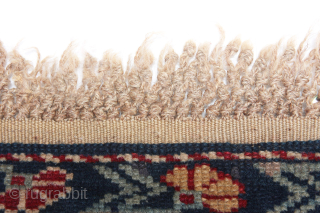 Antique Kuba long rug. Dated 1.904 (AH 1322),  375 x 135cm ( 101,5”x 66”).  
CAUCASIAN
 
This carpet features the appealing “Keyhole Design”. Two of the so-called ‘carnation’ borders, typical of  ...