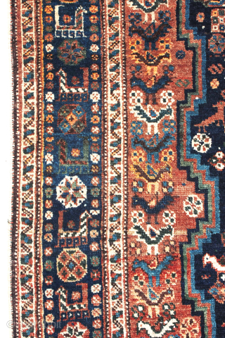 Antique Afshar Neiriz Rug, early 20th century

227 cm x 131 cm

This is an antique Afshar rug, woven in early 20 th century. A collector´s and a nice decorative rug with a sober  ...