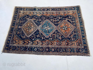 Antique Afshar Neiriz Rug, early 20th century

227 cm x 131 cm

This is an antique Afshar rug, woven in early 20 th century. A collector´s and a nice decorative rug with a sober  ...